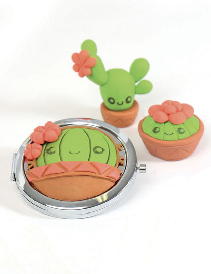 Cornet surprise bleu Fimo® cactus 17 x 7 cm kit de modelage