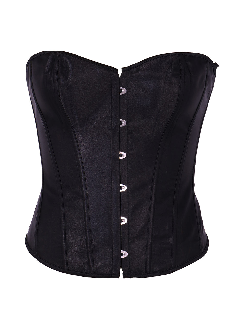 Vue de face du corset à laçage pour femme