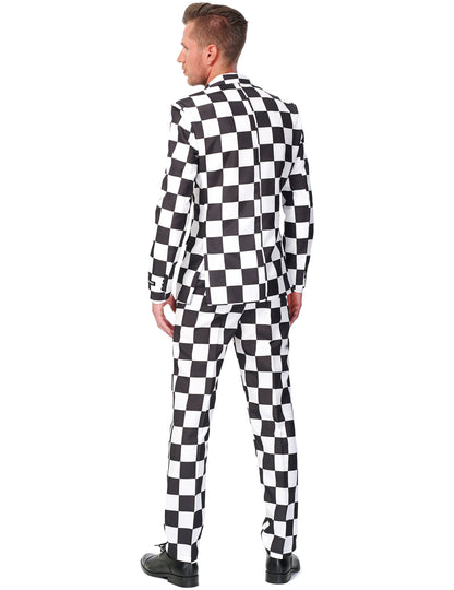 Vue de dos du costume Mr. Black et White Suitsmeister pour homme