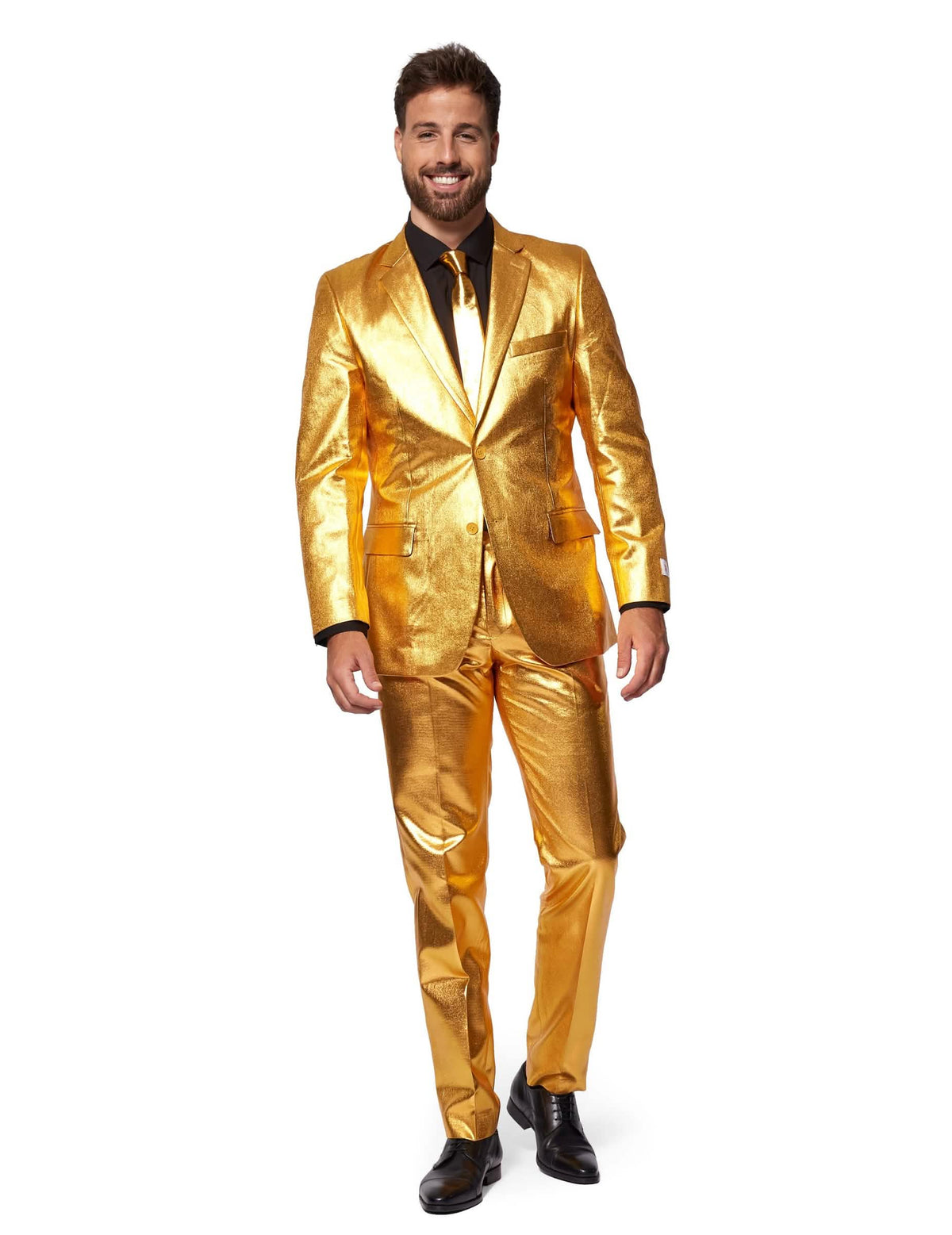 Kostim Mr. Groovy Gold Opposuits za muškarac zlatna sjajna