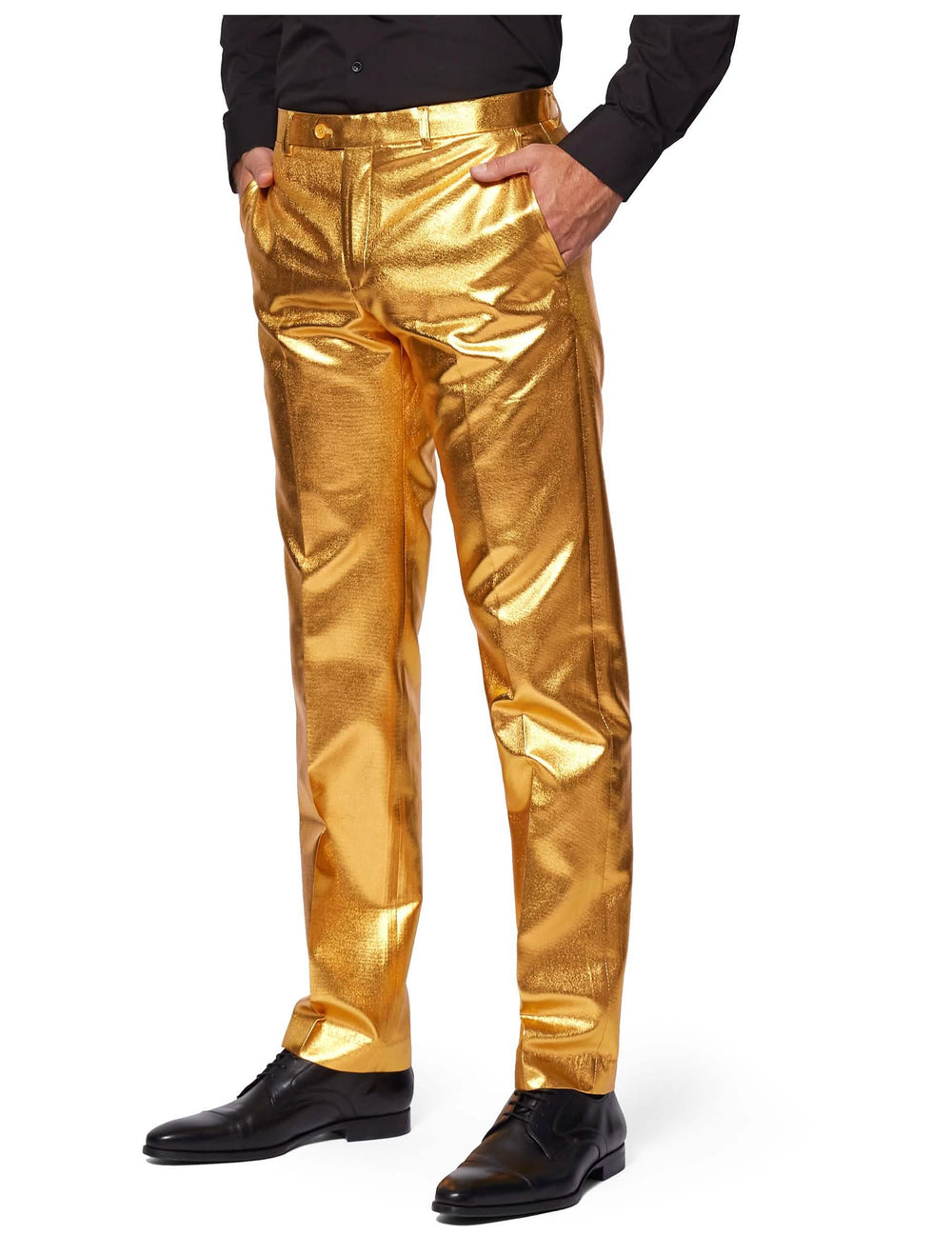 Detalj hlača kostima Mr. Groovy Gold Opposuits za muškarac