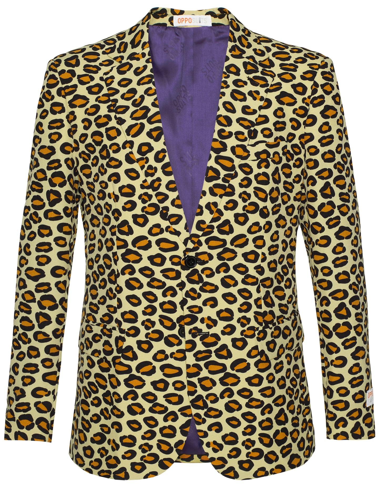 Costume Mr. Jaguar pour homme à imprimé léopard