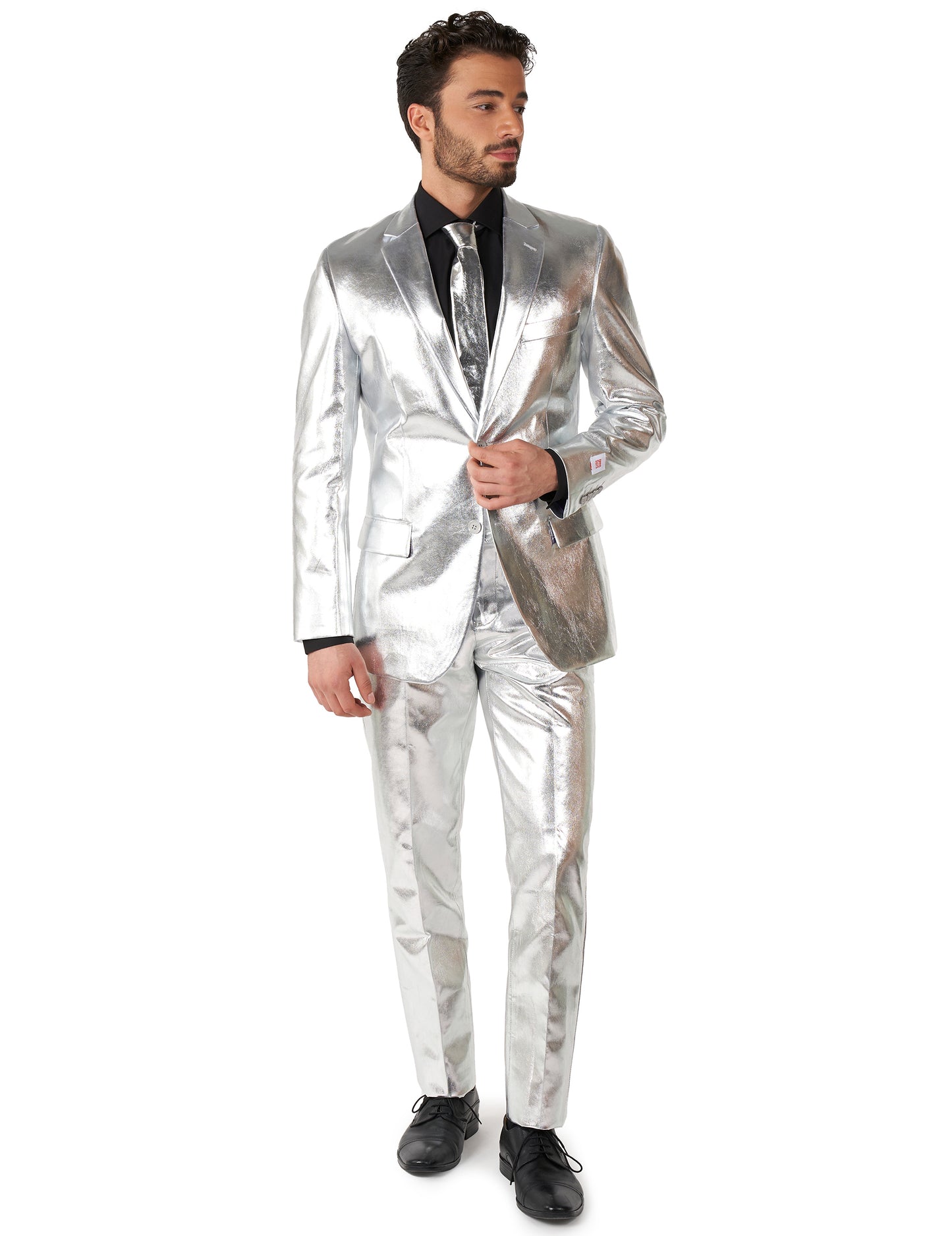 Kostim gospodin Shiny Silver Man se protivio