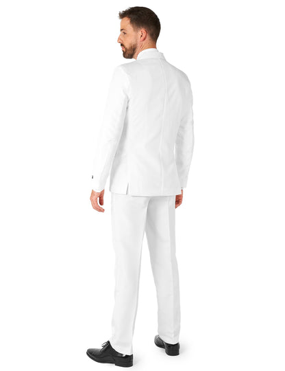 Kostim gospodin Solid White Man Suitheister