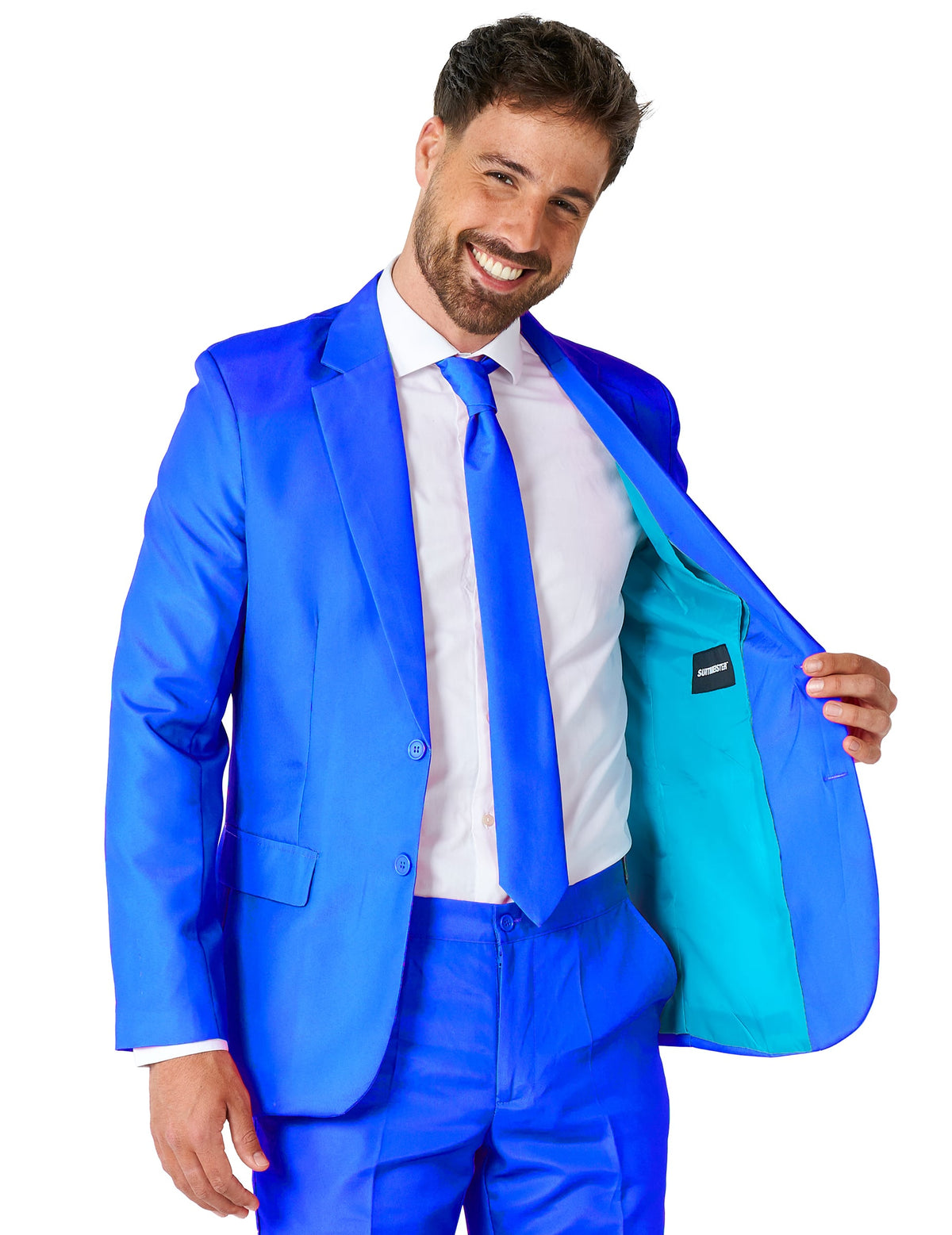 Suitmeister™ Muško plavo odijelo Mr. Solid