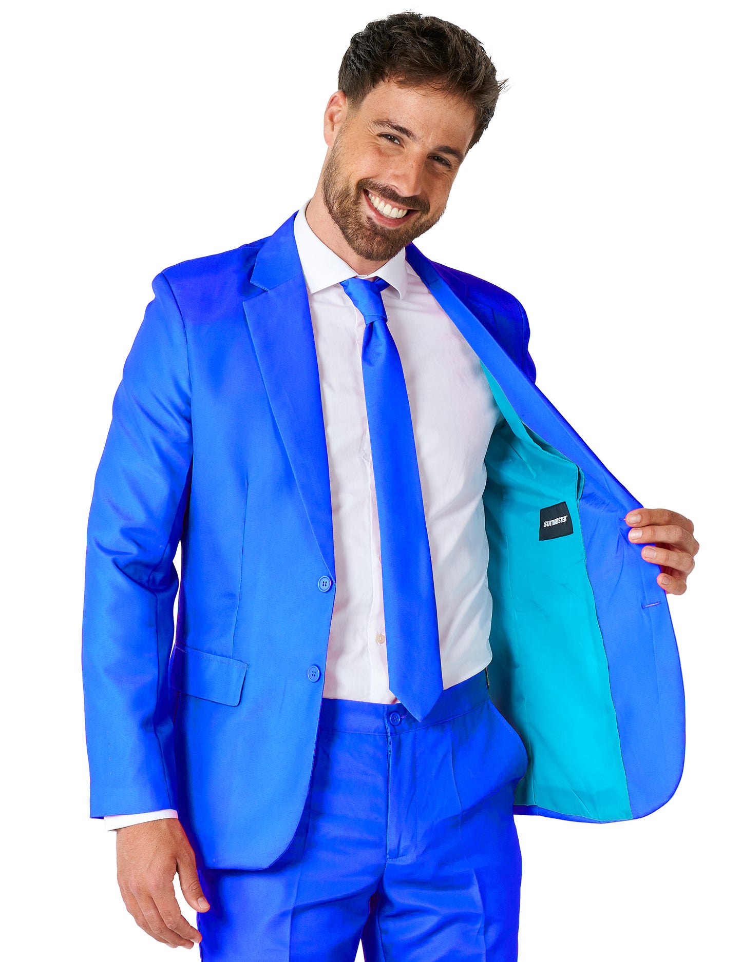 Suitmeister™ Muško plavo odijelo Mr. Solid