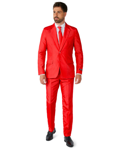 Costume Mr. Solid rouge homme Suitmeister™