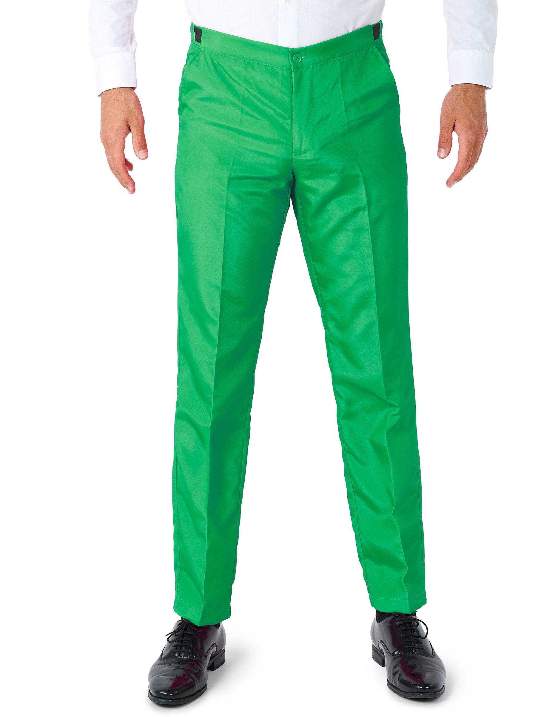 Vue du pantalon vert du costume Mr. Solid pour homme