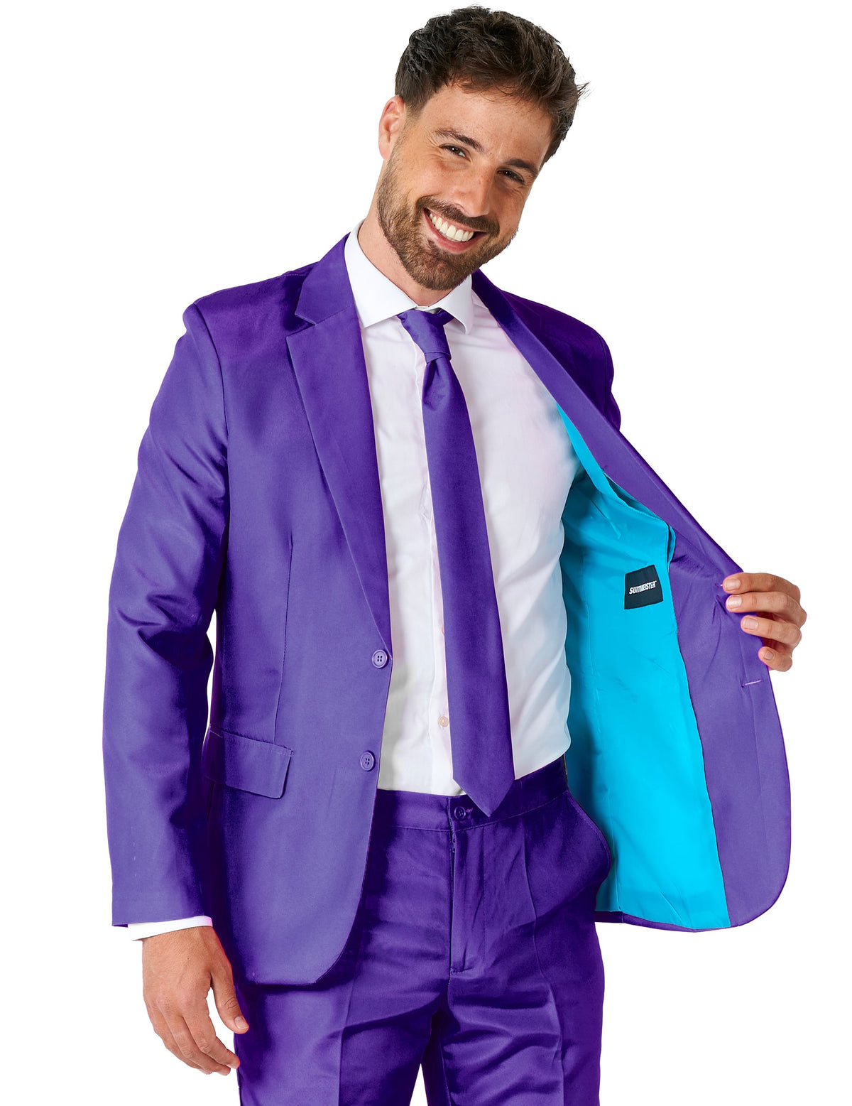 Ljubičasto muško odijelo Mr. Solid Suitmeister™