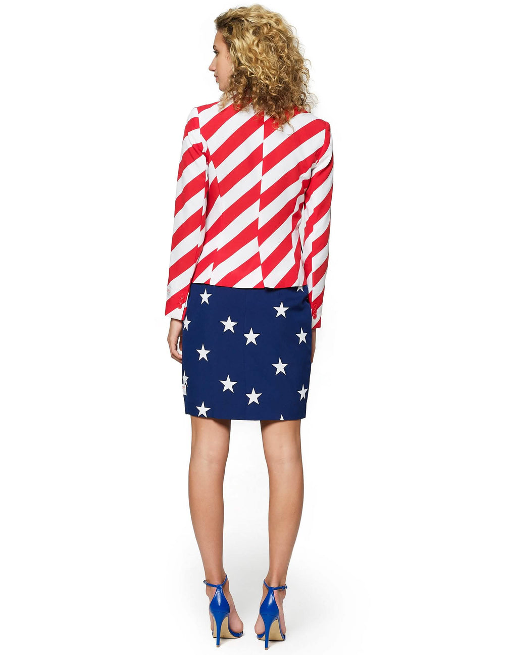 Stražnji pogled na kostim Mrs. America Opposuits za žena