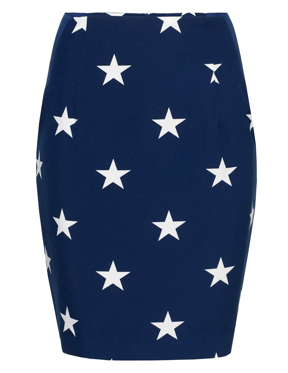 Plava suknja s bijelim zvjezdicama iz kostima Mrs. America Opposuits za žena
