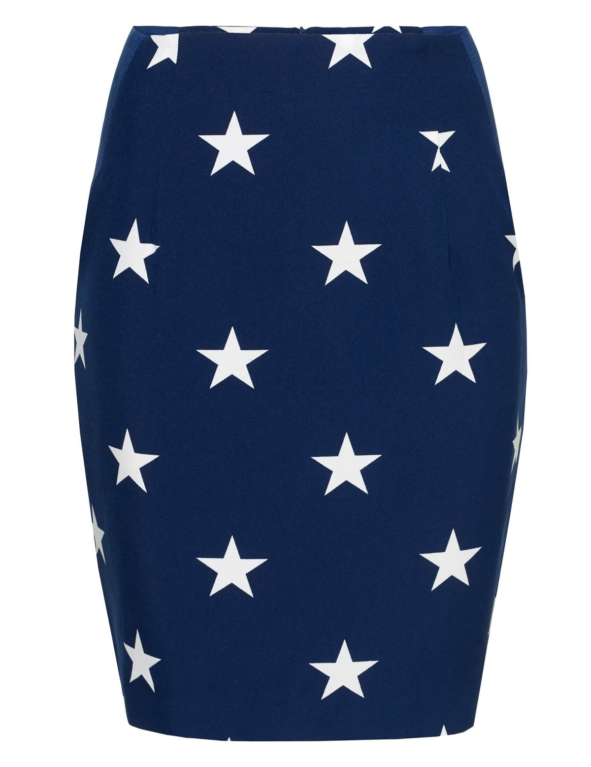Plava suknja s bijelim zvjezdicama iz kostima Mrs. America Opposuits za žena