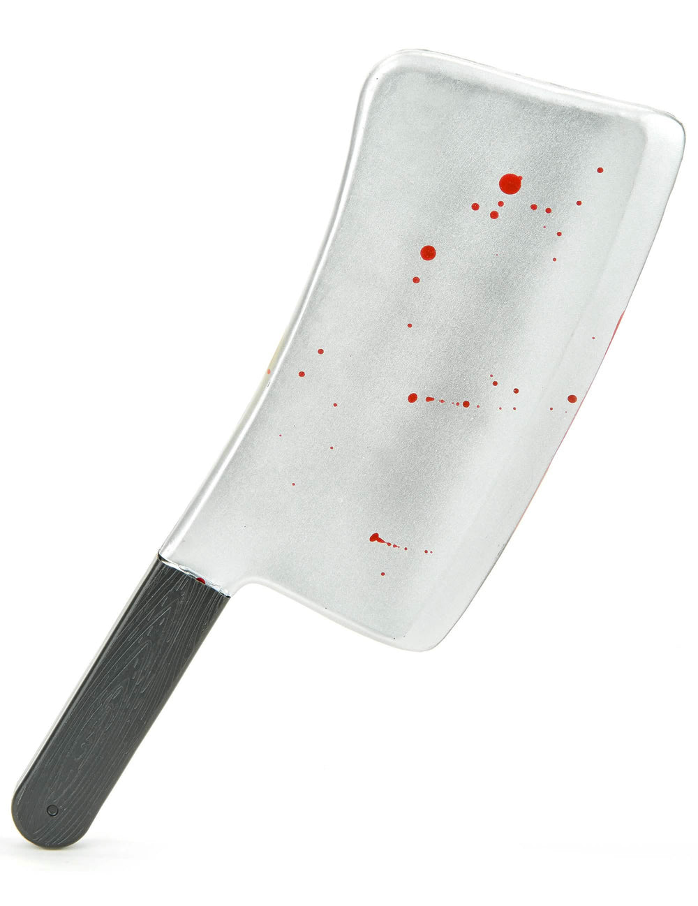 Krvavi sjekirač halloween za odrasli od plastike srebrna sa mrljama krvi