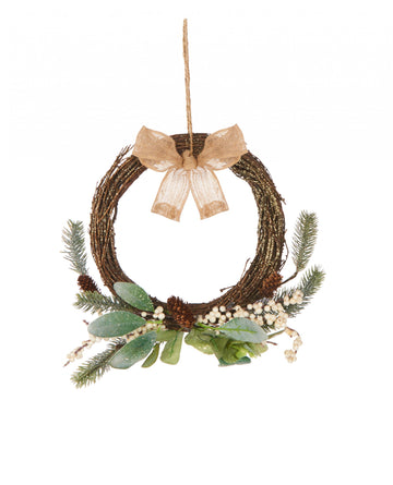 Prirodni viseći vijenac mali čvor 36 cm