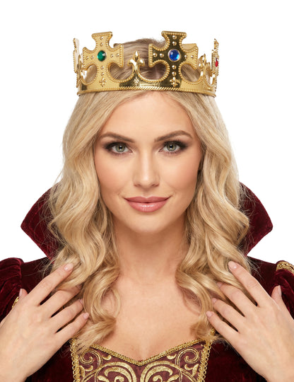 Couronne couleur or adulte