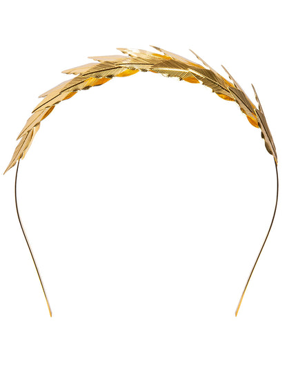 Détail des feuilles de la couronne de laurier