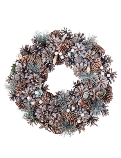 Božićni vijenac Začarane šume 35 cm prirodnim elementima