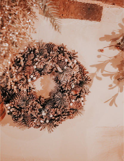 Božićni vijenac začarana šuma 35 cm 