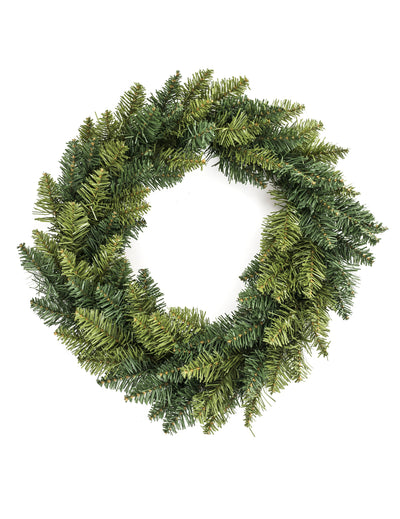Couronne de sapin synthétique pour décoration vert