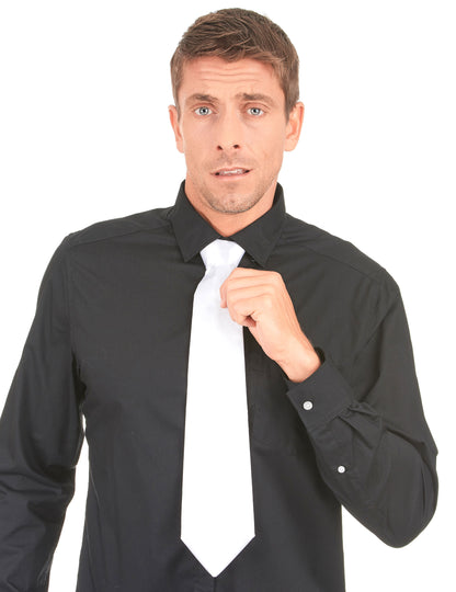 Bijela gangsterska kravata za odrasle