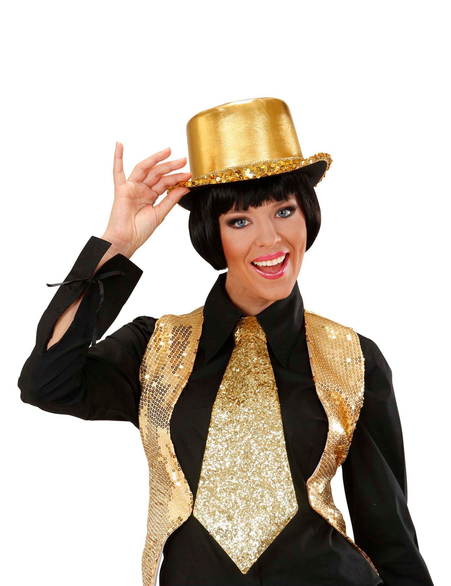 Zlatna kravata s odraslim sjajem