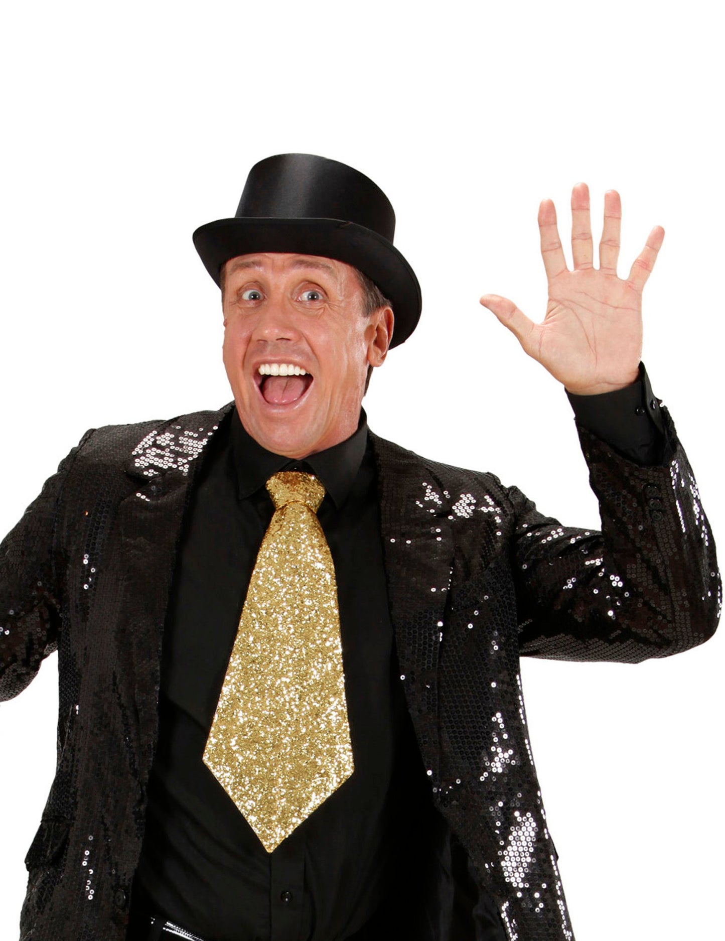 Zlatna kravata s odraslim sjajem