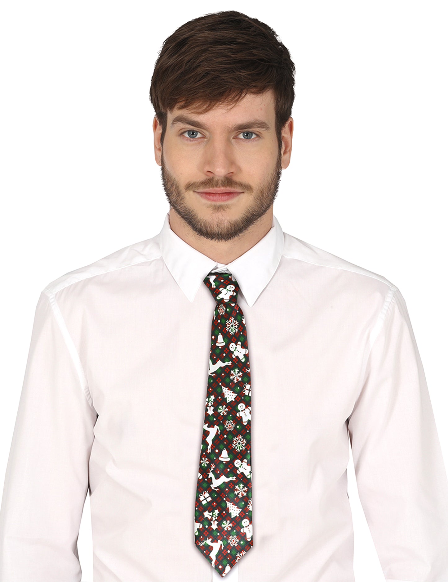 Tartan kravata s božićnim motivima za odrasle 