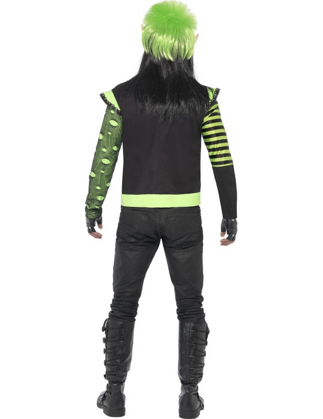 Vue de dos de la veste gothique pour homme