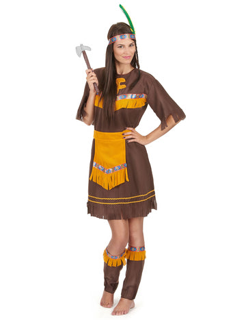 Indijski kostim okružena žena