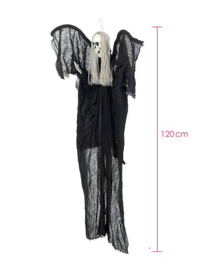 Dimensions de la décoration à suspendre ange noir de la mort