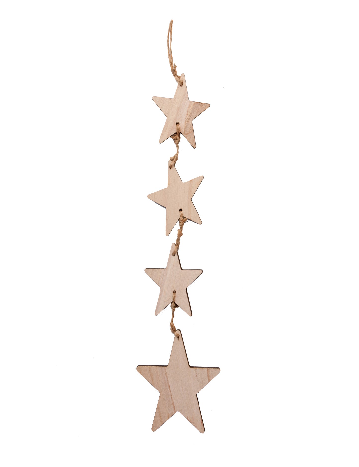 Dekoracija za objesiti drvene zvijezde 44 cm