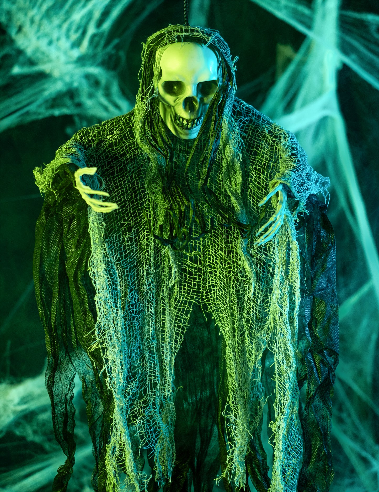 Dekoracija za objesiti Halloween kosilica 90 cm