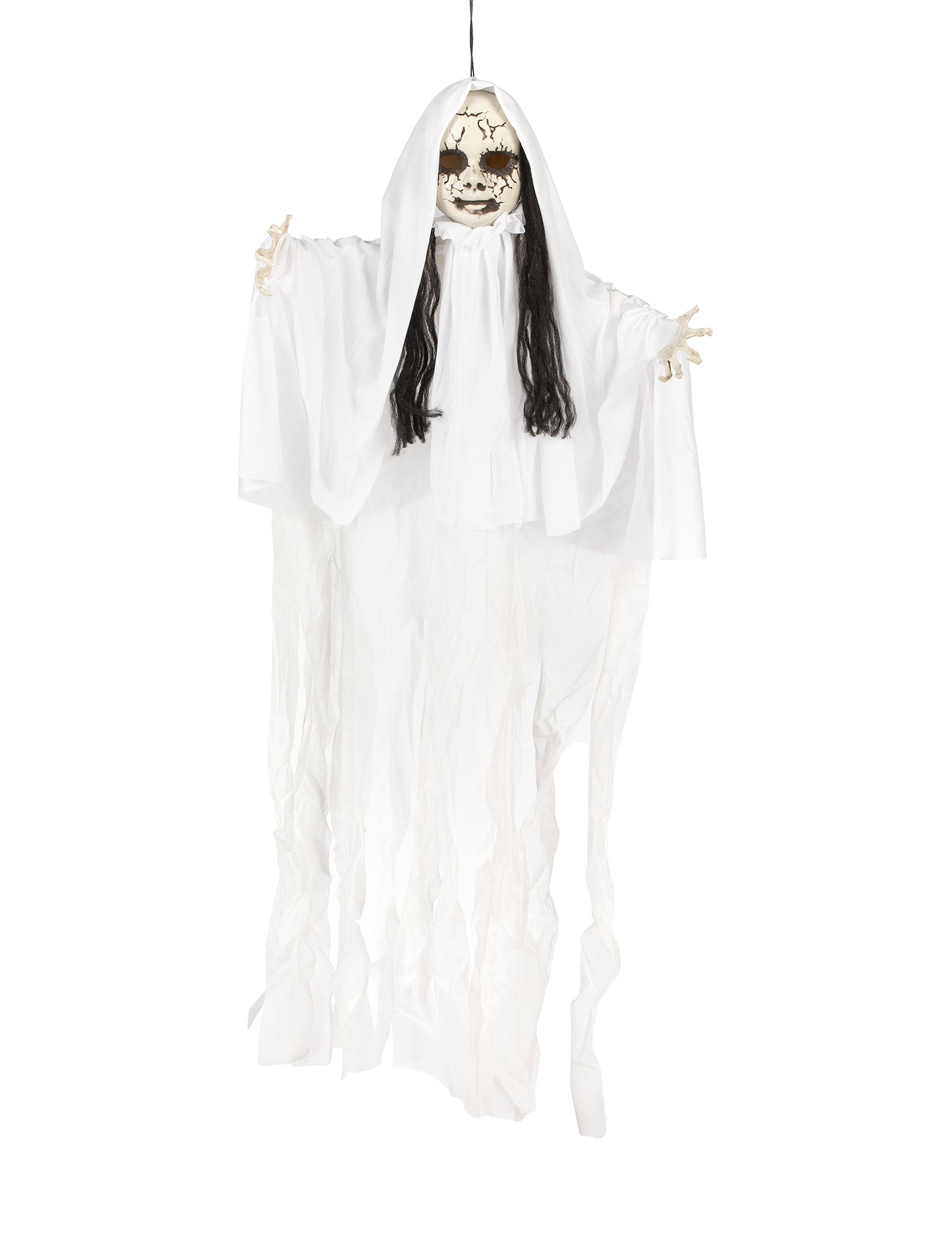 Dekoracija za objesiti laganu lutku Ghost 100 x 70 cm
