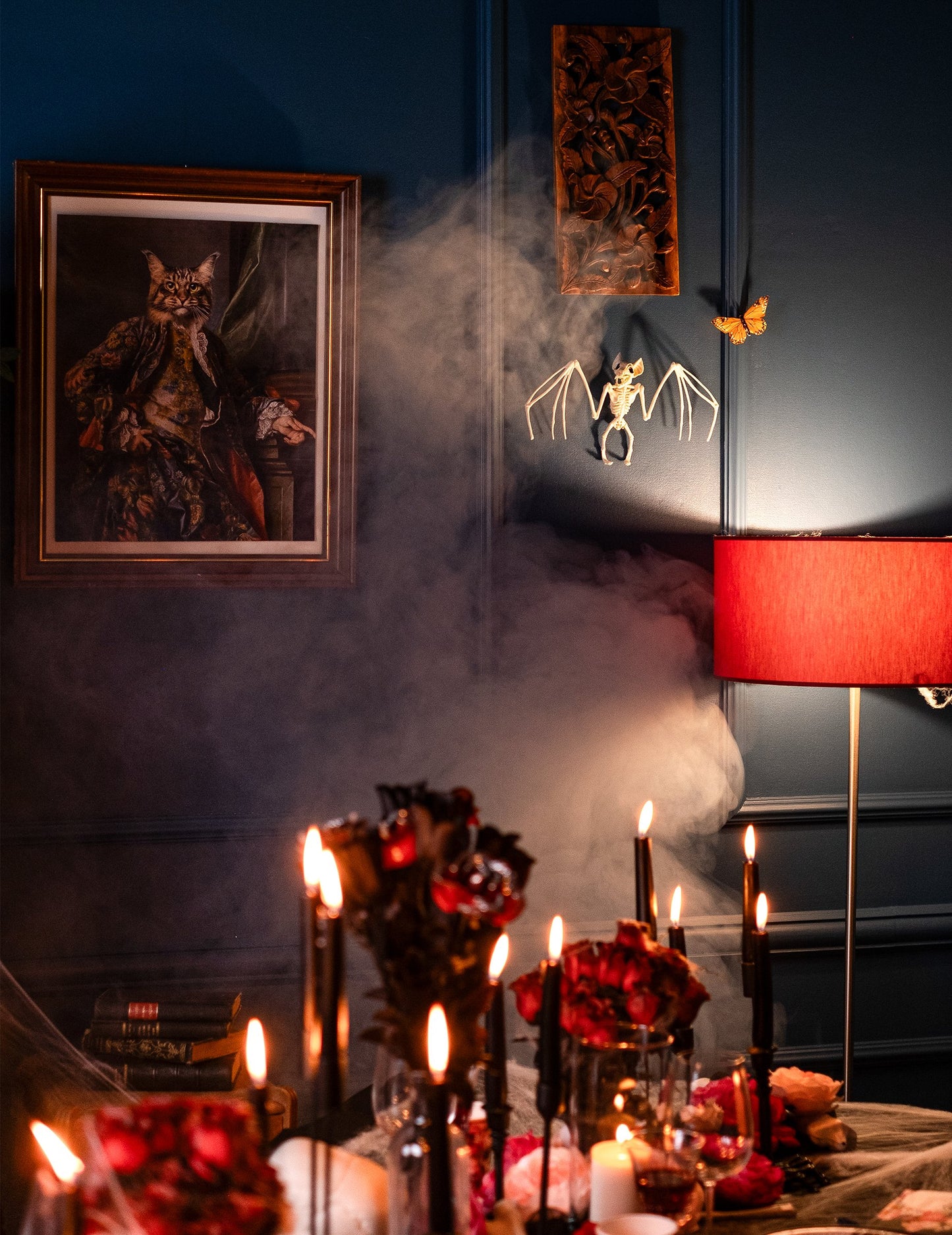 Dekoracija za objesiti kostur Halloween Bat
