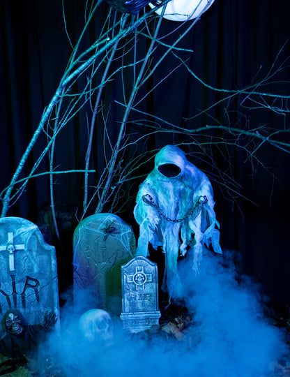 Viseći ukras Skeleton Noć vještica svjetlosnog lanca 100 cm