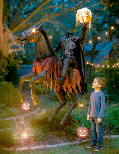 Animirani ukras Bezglavog jahača 210 cm