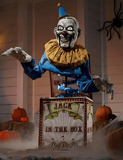 Animirani priključak za ukrašavanje klauna u kutiji 180 cm