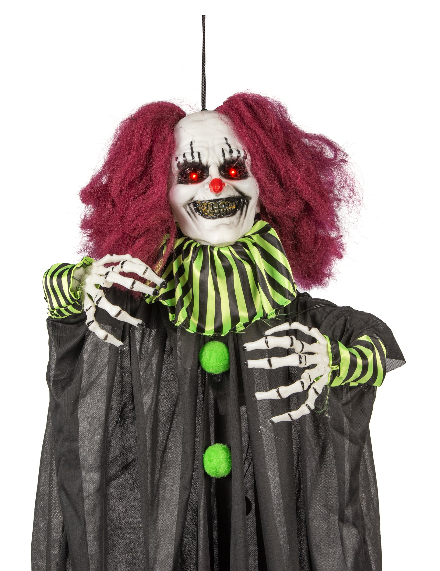 Animirani ukras zastrašujući viseći klaun 130 cm