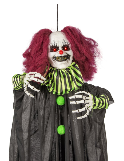 Animirani ukras zastrašujući viseći klaun 130 cm