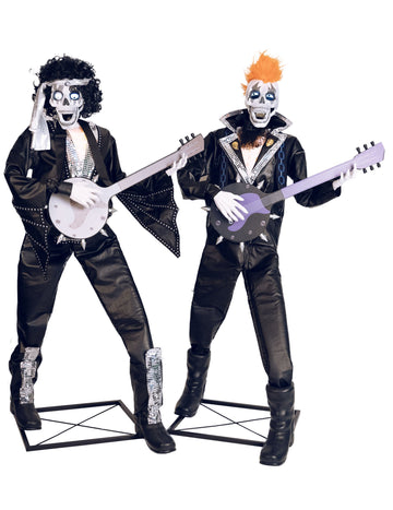Animirani i zvučni ukras Punk rock skeleton duo 185 cm