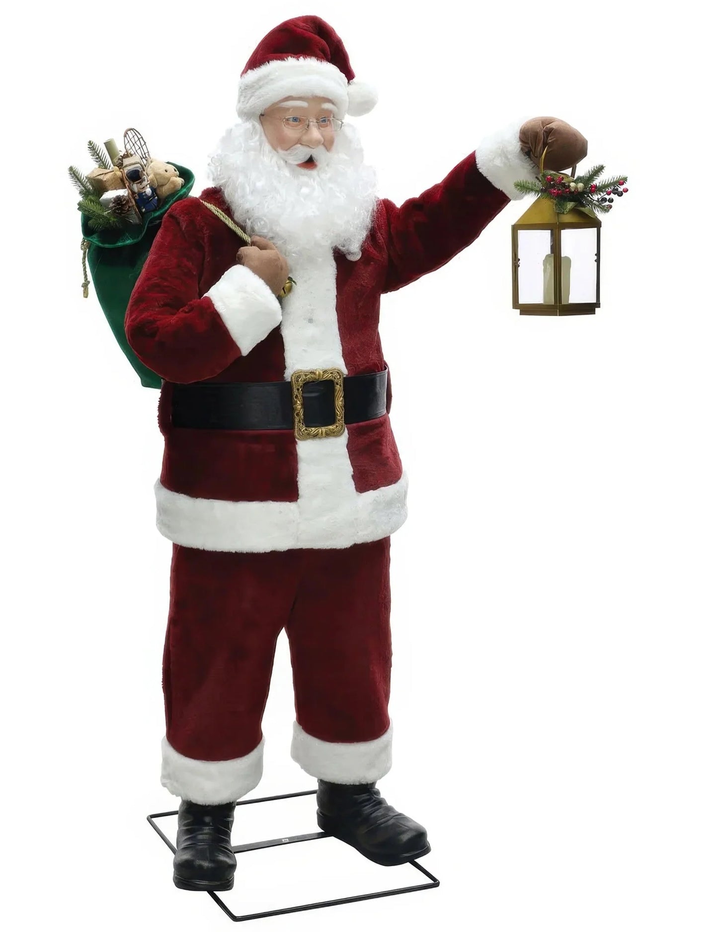 Deluxe animirani ukras Djeda Mraza 180 cm