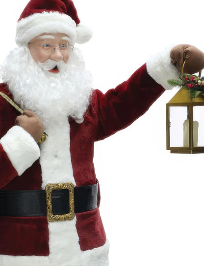 Deluxe animirani ukras Djeda Mraza 180 cm