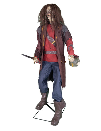 Animirana piratska dekoracija sa zvukovima i pokretima 183 cm