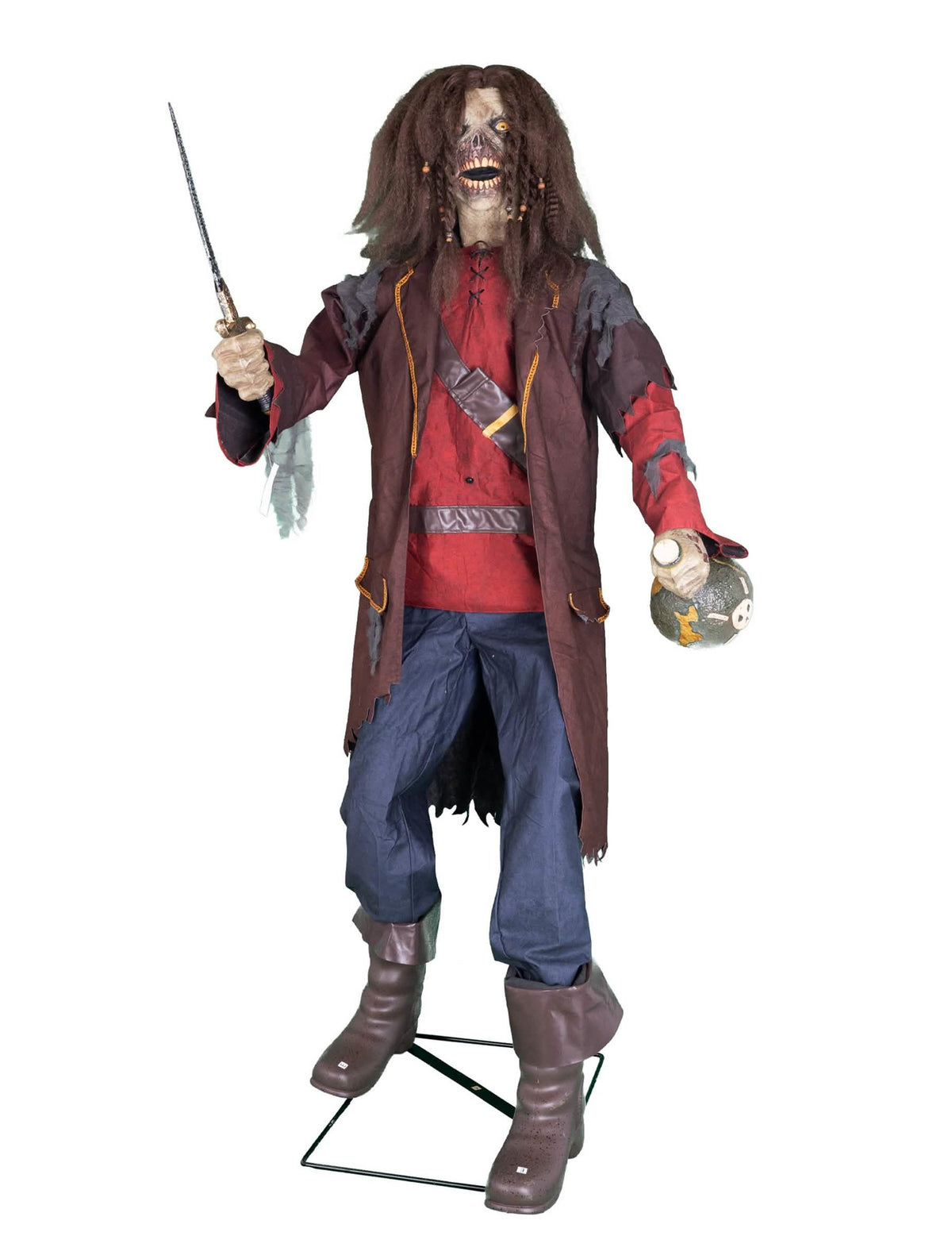 Animirana piratska dekoracija sa zvukovima i pokretima 183 cm