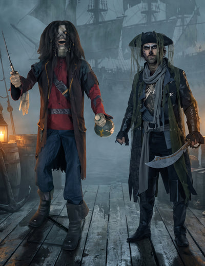 Animirana piratska dekoracija sa zvukovima i pokretima 183 cm