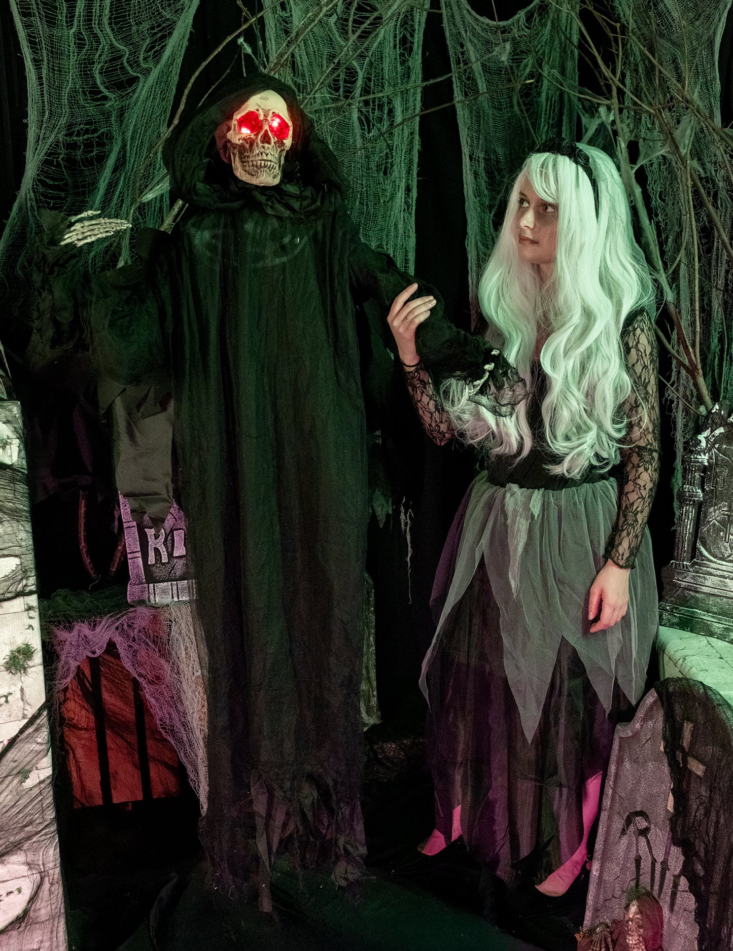 Animirani zvuk i lagani ukras Dazed Demon 165 cm