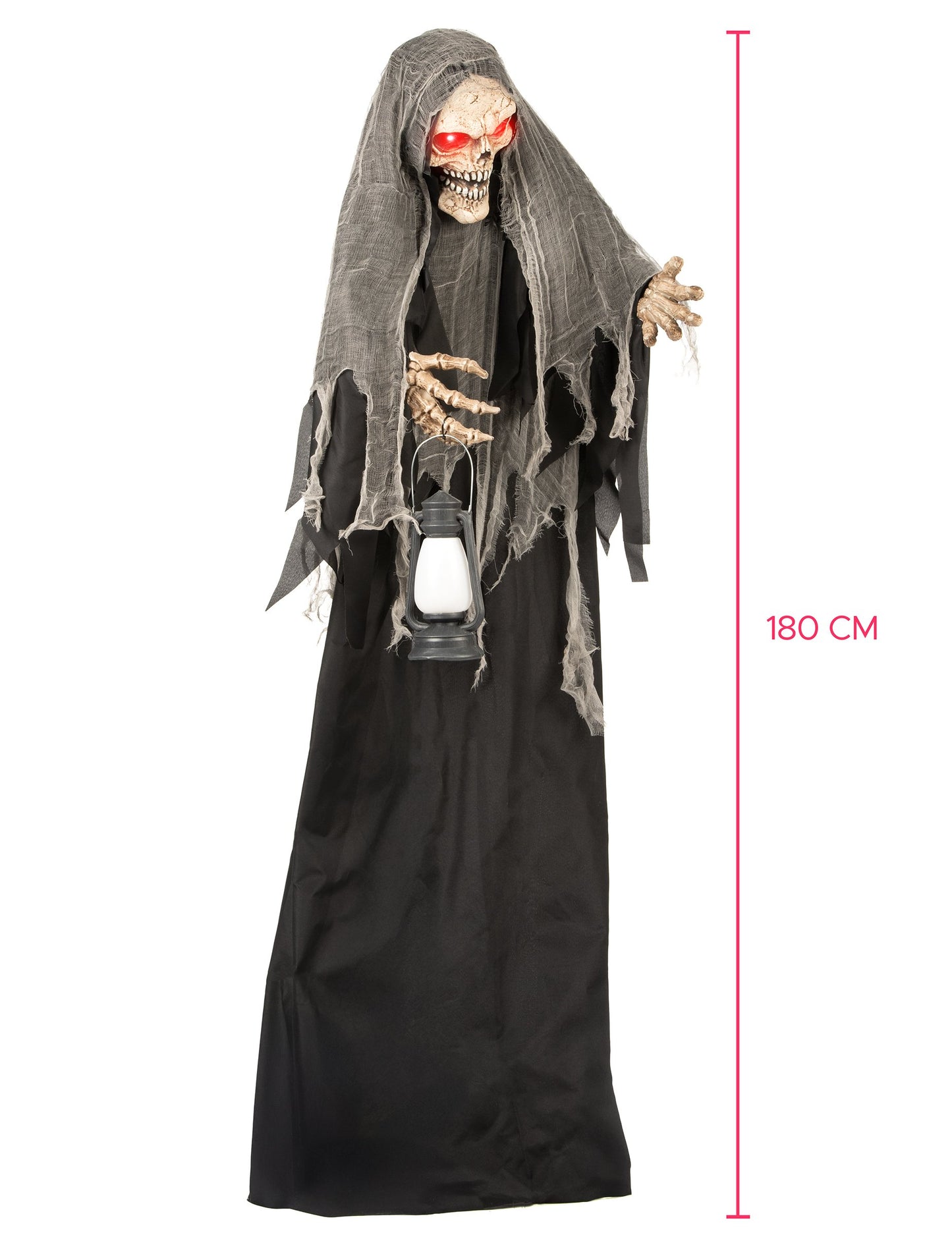 Animated sound and light decoration Brilliant Reaper 180 cm