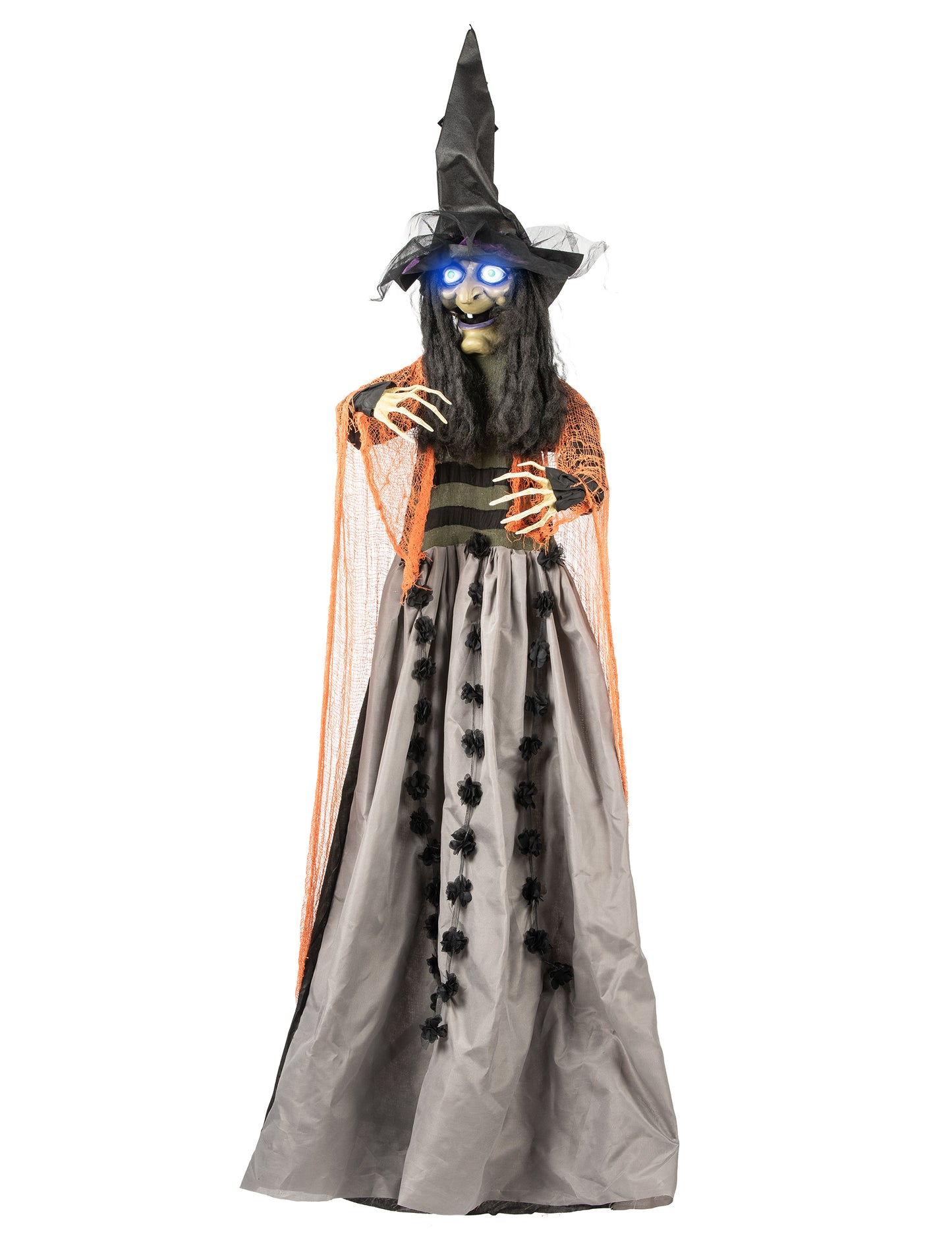 Animirana, zvučna i svjetlosna viseća vještičja dekoracija 183 cm