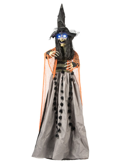 Animirana, zvučna i svjetlosna viseća vještičja dekoracija 183 cm