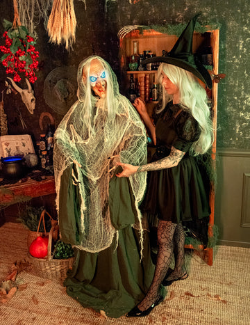 Animirani zvuk i lagano ukrašavanje vještice andromeda 153 cm